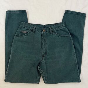 Vintage Green Wrangler Denim
